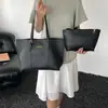 Bolso tote retro, minimalista y elegante para ir al trabajo, nueva colección otoño/invierno 2026, moderno diseño color-block, gran capacidad, bolso de hombro y bolso de mano