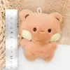 Lindo y Adorable Oso Pequeño Peluche Colgante Muñeco de Dibujos Animados Llavero Regalo