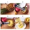Pelador Cortador de Piña de Acero Inoxidable, Herramienta para Cortar Frutas Removedor de Ojos