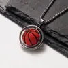 Venta Directa de Fábrica Estilo Deportivo Baloncesto Fútbol Giratorio Acero Inoxidable Collar Periférico Estilo Conmemorativo Pelota Personalizada Simple