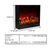Insertar de chimenea personalizado, chimenea de estilo europeo, llama simulada electrónica, chimenea eléctrica de estilo americano, calentador empotrado decorativo para el hogar