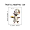VA-L024 ratón chef de dibujos animados sala de estar dormitorio pasillo pared de fondo del hogar decoración pegatina de pared autoadhesiva venta al por mayor