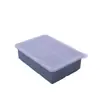 Molde para cubitos de hielo de grado alimenticio con tapa, charola de hielo de silicona, molde para hacer hielo, máquina de hielo cuadrada, molde para bolas de hielo para cócteles