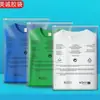 Fábrica de Origem E-commerce Transfronteiriço Bolsa para Roupas Temu Aviso Francês Embalagem Fosca Saco Plástico com Zíper para Roupas