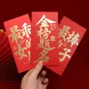 Cartões de Cumprimentos Manuscritos, Envelopes Vermelhos, Boa Sorte nos Exames, Exames de Admissão ao Ensino Médio e Faculdade, Envelopes Vermelhos de Papel Grosso, Formatura e Sucesso Acadêmico, Passando em Todos os Exames, Bolsas de Envelope Vermelho