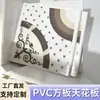 Nuevo panel cuadrado de PVC material para techo interior 600*600, panel de plástico engrosado de autoinstalación para decoración