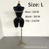 Maniquí de Cuerpo Humano, Modelo Femenino, Soporte de Exhibición para Modelo BBL Tallas Grandes, Modelo Dorado Europeo y Americano, Artículo Popular de Comercio Exterior