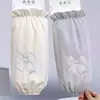 Fundas para Mangas de Chaqueta de Plumas para Mujer, Otoño e Invierno Oficina Estudiante Trabajo Antimanchas Puños Protectores de Manga, Terciopelo de Bebé Engrosado