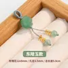Cristal Natural Flor de Rosa Colgante Pequeño Accesorio DIY Encanto Pulsera Colgante Pequeño Adorno Colgante Pequeño