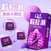 Condón Q-Point Lengua de Gato con Puntos, Condón de Retardo de Larga Duración con Partículas Grandes, Condón Masculino Ultra Delgado, Juguete Sexual Erótico para Parejas, Condón de Seguridad