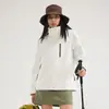 Chaqueta de montaña 3 en 1 para mujer estilo Burton, totalmente sellada térmicamente, para exteriores, cortavientos e impermeable, con abrigo de plumas para hombre