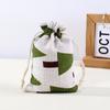 Calças de Algodão Estampado com Cordão e Bolso com Aba, Bolsas Repelentes de Mosquitos da Medicina Tradicional Chinesa, Sacos para Embalagem de Joias, Sacos de Pano Pequenos de Algodão e Linho por Atacado em Estoque