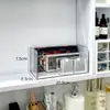 Dongha Gabinete de Espejo con Estante de Acrílico para Baño Artefacto de Almacenamiento para Baño Inodoro Cosméticos Productos para el Cuidado de la Piel