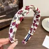 Faixa de Cabelo Xadrez Torcida Outono e Inverno Alta Pressão no Crânio Faixa de Cabelo Versátil ao Ar Livre Caverna Estilo Preppy Faixa de Cabelo Faixa de Cabelo