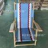 En Stock Alemán, Americano, Coreano Ins Exterior Jardín Hotel Orilla del Mar Silla de Playa Plegable de Madera Camping Reclinable 7