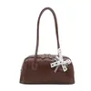 Bolsa de ombro estilo coreano, alta qualidade, retrô, grande capacidade, nova moda 2026 bolsa travesseiro, bolsa de ombro de nicho para o dia a dia para mulheres