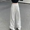 Pantalones de chándal de felpa grises versátiles para otoño e invierno, estilo ins, con felpa interior, cálidos, holgados, casuales, deportivos, pierna recta americana, longitud al suelo