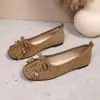 Comercio Exterior Transfronterizo Zapatos Bajos Nuevos de Primavera para Mujer con Borlas de Perlas, Zapatos Planos Retro Versátiles para Mujer