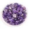 Pedras Naturais Coloridas Lapidadas, Pedras de Cristal Lapidadas, Pedras Semipreciosas, Pedras de Energia para Meditação, Pedras de Oferta para Buda, Sete Tesouros, Ágata Colorida Incrustada