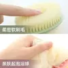 Cepillo de baño 2 en 1 de doble cara, exfoliante para la espalda, cepillo exfoliante, toalla de baño, bola de baño, exfoliante para la espalda con mango largo