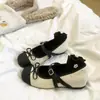 Zapatos de tacón bajo Mary Jane para mujer, con lazo de temperamento suave, boca poco profunda francesa, nuevos de otoño 2026, dulces con lunares