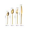 Aço Inoxidável 410 Pequenos Hashis Mesa de Cintura Utensílios de Mesa Ins Luz Luxo Conjunto de Talheres Ocidentais Vintage Macarrão Sobremesa Chá Estilo Ins