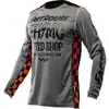 Fasthouse Nueva Ropa de Descenso Transpirable de Manga Larga Ropa para Motocicleta Todoterreno Ropa para Motocicleta Ropa para Ciclismo Camiseta de Secado Rápido para Hombre