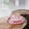 Conjunto de Chá Shangshen Xícara de Chá Rosa Copo de Vidro Artesanal Estilo Japonês Copo Mestre Primeira Neve Pires de Chá Copo de Degustação Copo de Chá Kung Fu