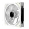 Prisma quatro gerações 12 cm ventilador de refrigeração de chassi branco Shengguang sincronização 5V3 pino ARGB mágico PWM controle de temperatura mudo