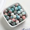 Contas Estilo Chinês Retro Cerâmica Imitação Padrão Dragão Contas de Vidro Contas Soltas Pulseira DIY Feita à Mão Acessórios de Joias