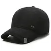 Nuevo gorro de invierno para hombre con protección para las orejas, gorra cálida, gorra de béisbol de moda estilo coreano para circunferencia de cabeza grande, gorro de algodón con forro polar para mediana edad y personas mayores