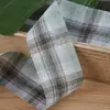 Cinta de Lino a Cuadros de Color Contrastante para Lazos Hechos a Mano Accesorios para el Cabello Ropa de Bebé Zapatos Calcetines Ropa Cinta Decorativa para Cajas de Regalo