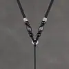 Cordón para Colgante de Sándalo Vintage, Cuerda de Collar Estilo Antiguo, Cordón Ajustable para Colgante de Cuello, Estilo Grueso para Hombre, Cordón de Accesorio para Hombre