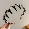 Diadema de Lujo de Alta Gama Estilo Francés para Mujer, Adecuada para el Uso Diario y el Lavado de Cara, Accesorio para el Cabello de Corona Alta