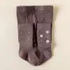 Novedad Otoño 2026 Mallas de Algodón Peinado con Rayas Verticales Cielo Estrellado para Niñas Leggings de Estrella para Bebés Niños Modernos