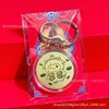 Moneda de la Suerte Calcomanía para Teléfono Llavero para el Año de la Oveja, Hoja de Oro de Imitación Oveja de Dibujos Animados Calcomanía Dorada, Saludo de Año Nuevo Regalo Transfronterizo Venta al por Mayor
