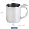 Acero Inoxidable sus304 Taza para Boca Infantil Taza de Agua para Jardín de Infancia Taza de Doble Pared Anti-quemaduras Taza con Tapa para Adultos Grabado