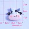 Vaca bebé animal de dibujos animados diy pegamento de crema funda de teléfono tocado pasador hebilla de zapato joyería accesorios de resina venta al por mayor