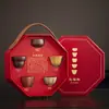Palacio Imperial Wenchuang Wufu Taza de Zisha Juego de Té Caja de Regalo Museo Wenchuang Se Mudó a Retirar Regalo de Año Nuevo Cumpleaños