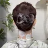 Presilha Grande para Cabelo para Mulheres High-End 2026 Nova Presilha de Bico de Pato Estampa de Leopardo Presilha para Parte de Trás da Cabeça Acessórios de Cabelo