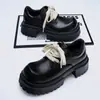 Zapatos Derby Big Toe Mickey para Hombre, Suela Gruesa de 7 cm, Punta Cuadrada, Zapatos de Cuero Casual Versátiles, Marca Nicho de Moda, Zapatos para Hombre que Aumentan la Altura