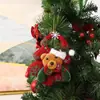 Colgantes de Tela Navideños, Muñecos Navideños, Colgantes Pequeños, Colgantes para Árbol de Navidad, Decoraciones, Colección de Colgantes Pequeños para Regalo