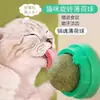 Pelota de Hierba Gatuna Juguete para Gatos para Entretenimiento Propio y Alivio del Aburrimiento, Colección Completa de Suministros para Gatitos y Gatos, Pelota de Hierba para Gatos, Masticador para Dentición, Palo Mágico Atrapador para Gatos