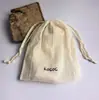 Bolsa de Embalagem Estilo Aesop para Sabonete Líquido, Loção Corporal, Óleo Essencial, Creme para as Mãos Saco com Cordão de Algodão Lona Linho