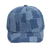 Chapéu de Aba Curta Estilo Americano Retrô Japonês para Homens, Jeans Lavado, Copa Macia Desgastada, Cor Sólida, Aba Pequena, Boné de Baseball de Aba Curta Workwear