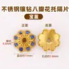 Contas Espaçadoras Quadradas Flor de Aço Inoxidável com Strass para Pulseiras Colares Brincos DIY Acessórios para Pulseiras de Cristal