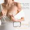 Parche de silicona para pezones de mango más vendido en línea, sujetador invisible fino sin costuras, ropa interior de silicona transpirable bioadhesiva