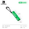Silbato outdoor hikeman con cuerda camping montañismo alto audio silbato de doble tubo aleación de aluminio silbato de rescate de emergencia
