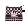 Nova Carteira de Moedas Desenho Animado Kuromi da Sanrio Moda Infantil Pequena Bolsa de Dinheiro Meninos e Meninas do Ensino Fundamental Bolsa de Armazenamento Fofa