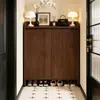 Zapatero para entrada de casa, nuevo modelo 2026, mueble de recibidor integrado, montado en la pared, zapatero de gran capacidad para pasillo